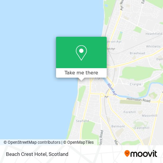 Beach Crest Hotel map