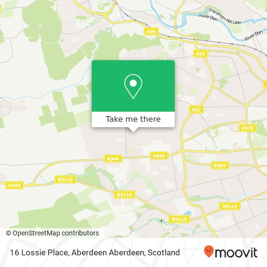 16 Lossie Place, Aberdeen Aberdeen map