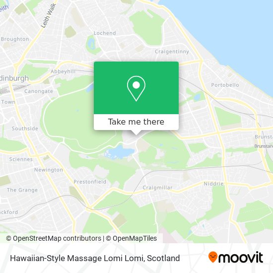Hawaiian-Style Massage Lomi Lomi map