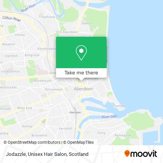 Jodazzle, Unisex Hair Salon map