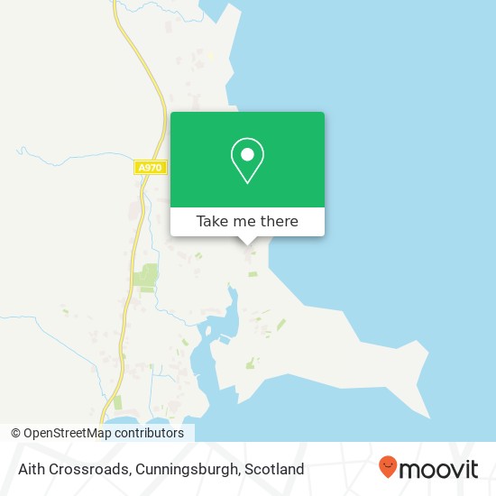 Aith Crossroads, Cunningsburgh map
