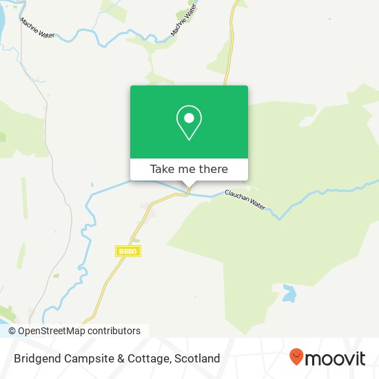 Bridgend Campsite & Cottage map
