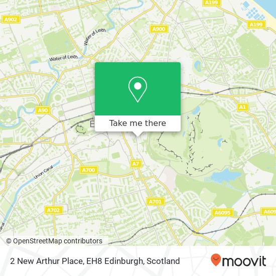 2 New Arthur Place, EH8 Edinburgh map