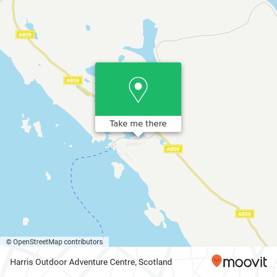 Harris Outdoor Adventure Centre map