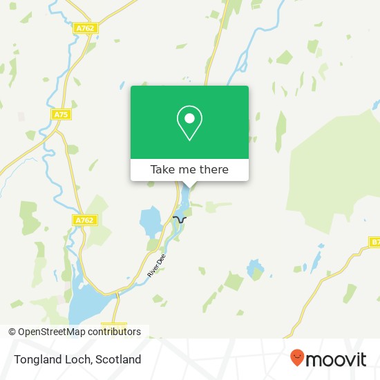 Tongland Loch map