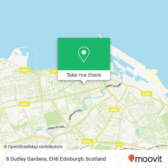 8 Dudley Gardens, EH6 Edinburgh map