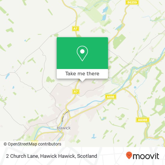 2 Church Lane, Hawick Hawick map