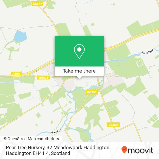 Pear Tree Nursery, 32 Meadowpark Haddington Haddington EH41 4 map