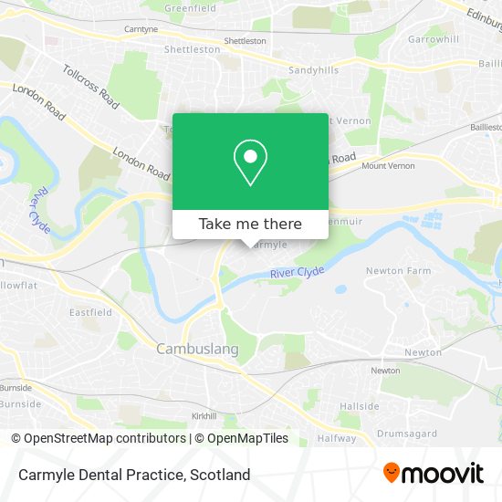 Carmyle Dental Practice map