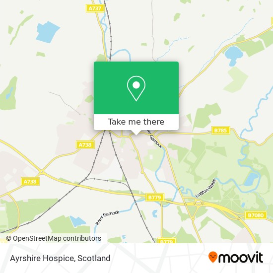 Ayrshire Hospice map