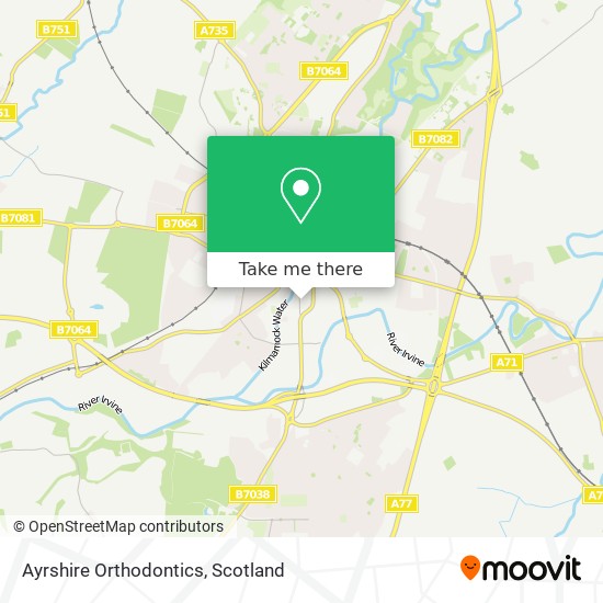 Ayrshire Orthodontics map