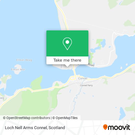 Loch Nell Arms Connel map