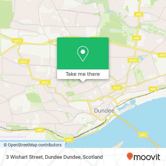 3 Wishart Street, Dundee Dundee map