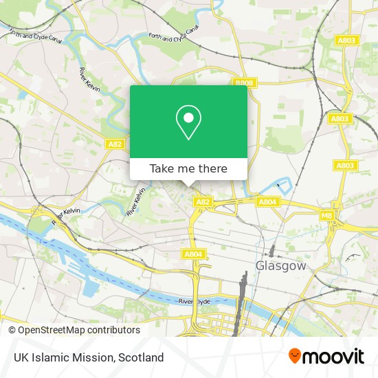 UK Islamic Mission map