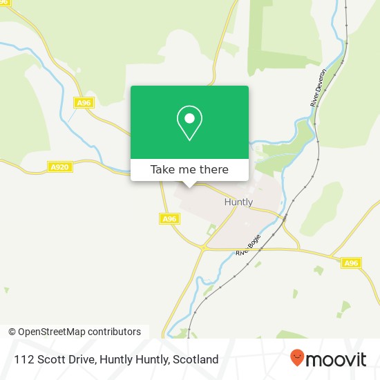 112 Scott Drive, Huntly Huntly map