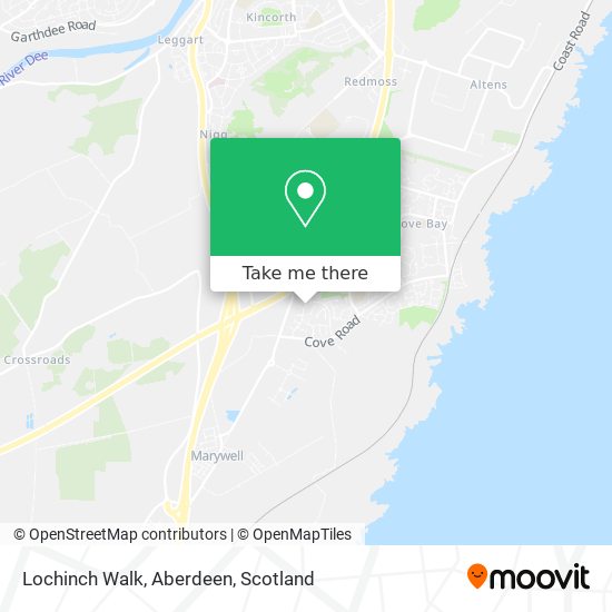 Lochinch Walk, Aberdeen map