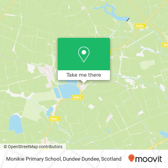 Monikie Primary School, Dundee Dundee map