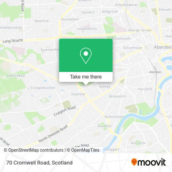 70 Cromwell Road map