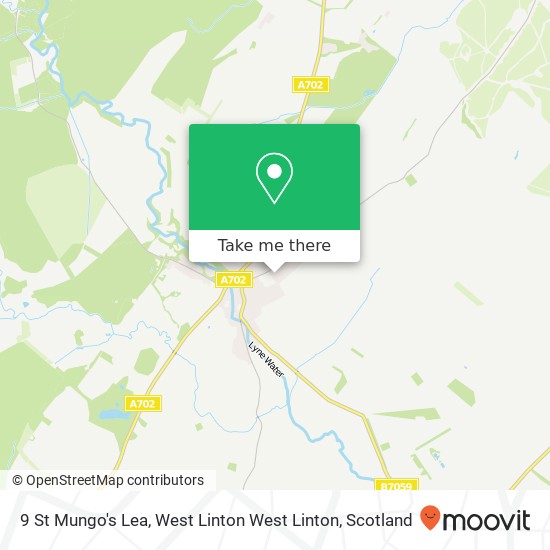 9 St Mungo's Lea, West Linton West Linton map