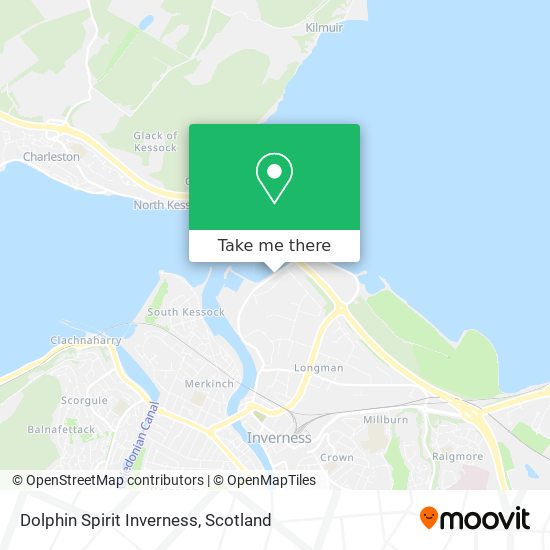 Dolphin Spirit Inverness map