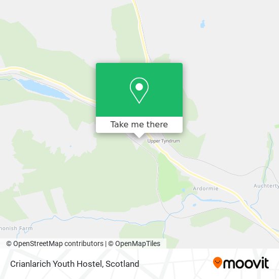Crianlarich Youth Hostel map