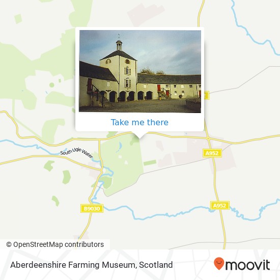 Aberdeenshire Farming Museum map