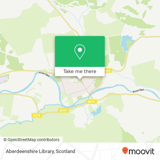 Aberdeenshire Library map