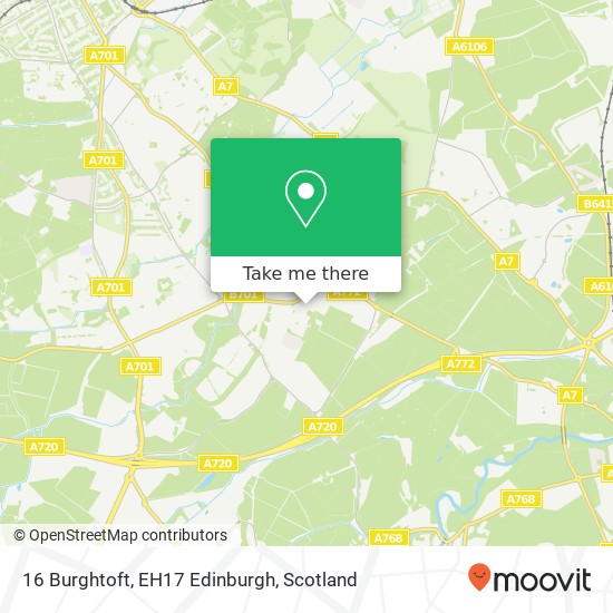 16 Burghtoft, EH17 Edinburgh map