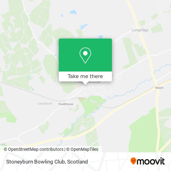 Stoneyburn Bowling Club map