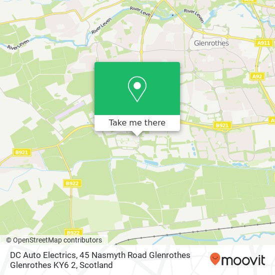 DC Auto Electrics, 45 Nasmyth Road Glenrothes Glenrothes KY6 2 map