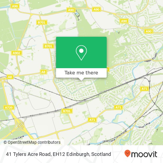 41 Tylers Acre Road, EH12 Edinburgh map