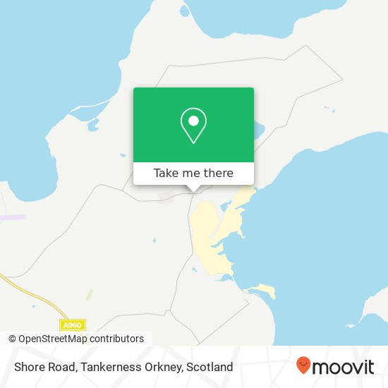 Shore Road, Tankerness Orkney map