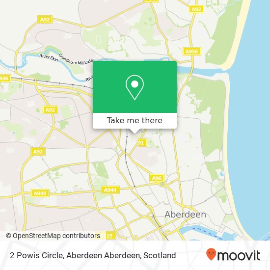 2 Powis Circle, Aberdeen Aberdeen map
