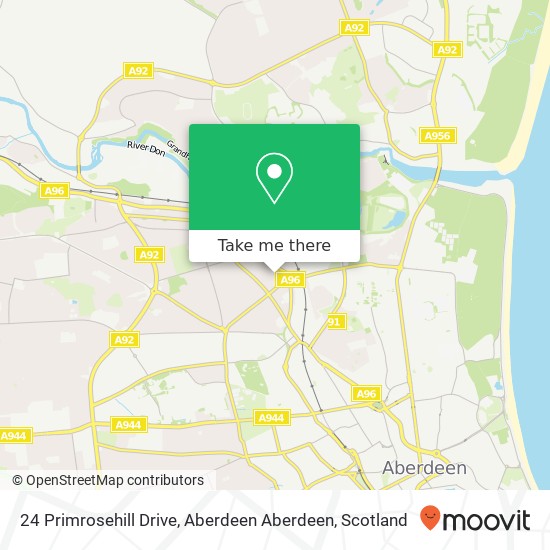 24 Primrosehill Drive, Aberdeen Aberdeen map