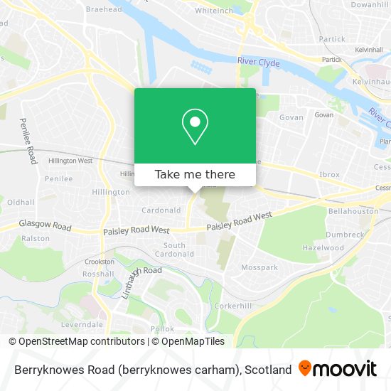Berryknowes Road (berryknowes carham) map
