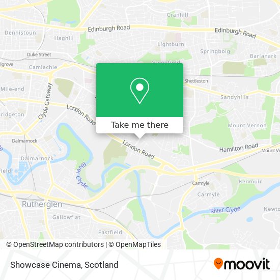 Showcase Cinema map