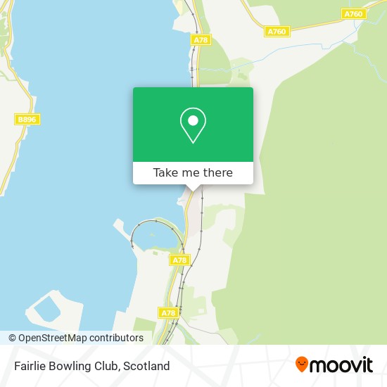 Fairlie Bowling Club map