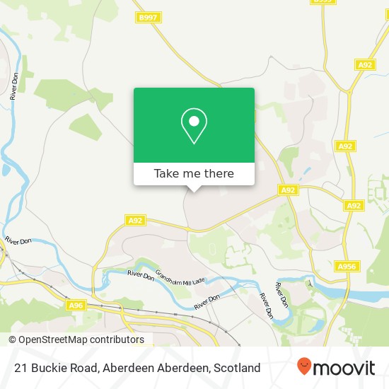 21 Buckie Road, Aberdeen Aberdeen map