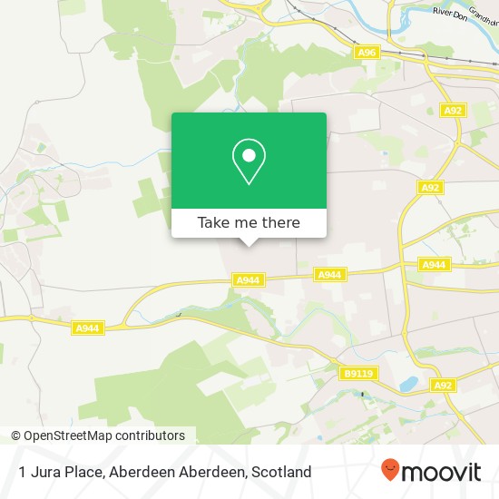 1 Jura Place, Aberdeen Aberdeen map