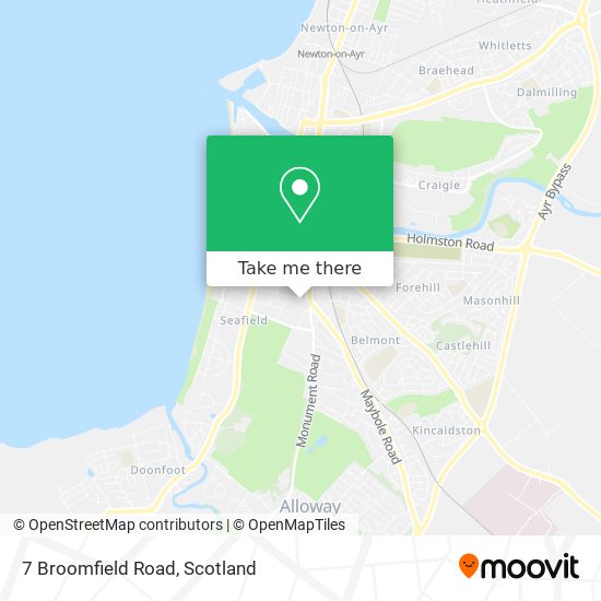 7 Broomfield Road map