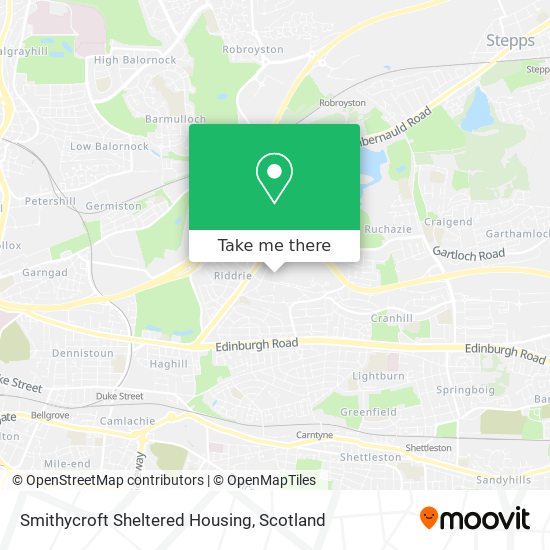 Smithycroft Sheltered Housing map