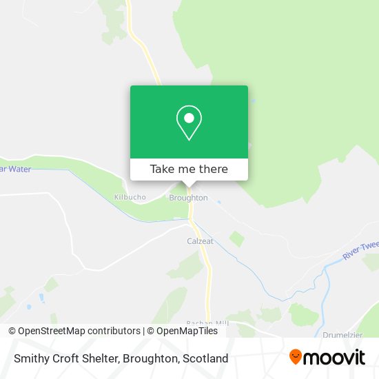 Smithy Croft Shelter, Broughton map