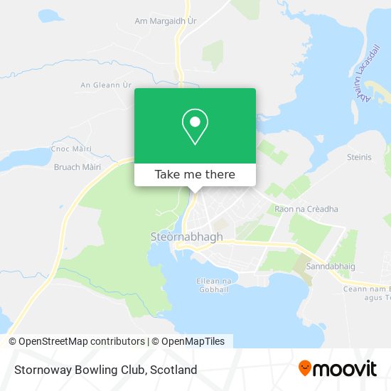 Stornoway Bowling Club map