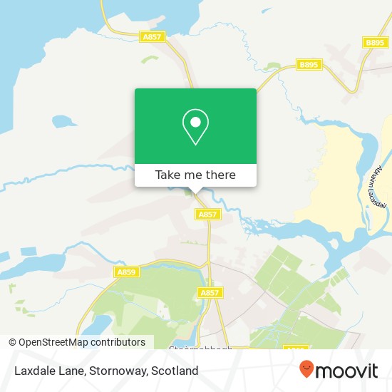 Laxdale Lane, Stornoway map