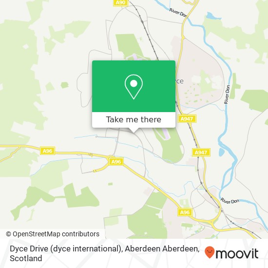 Dyce Drive (dyce international), Aberdeen Aberdeen map