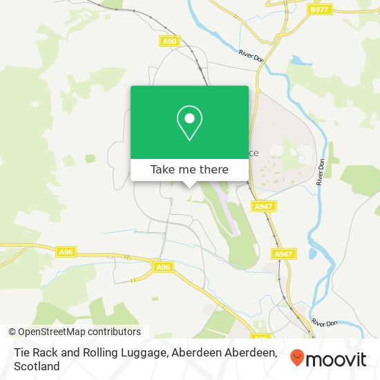 Tie Rack and Rolling Luggage, Aberdeen Aberdeen map