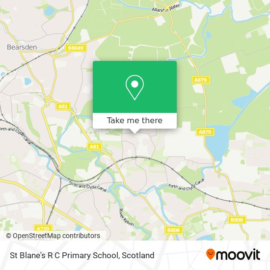 St Blane's R C Primary School map