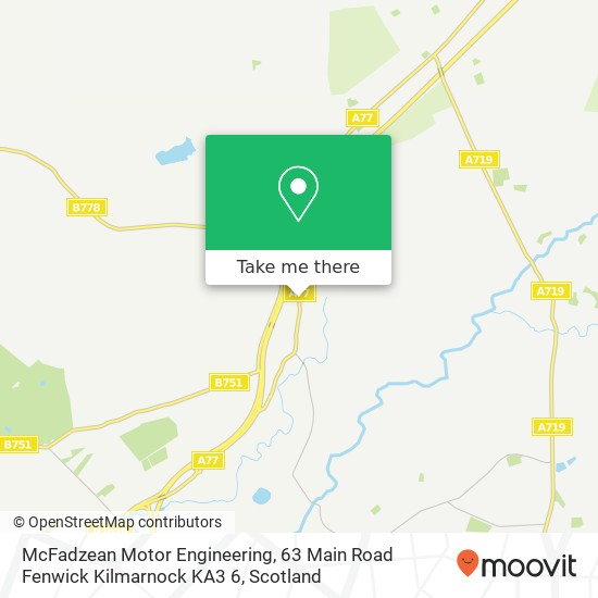 McFadzean Motor Engineering, 63 Main Road Fenwick Kilmarnock KA3 6 map