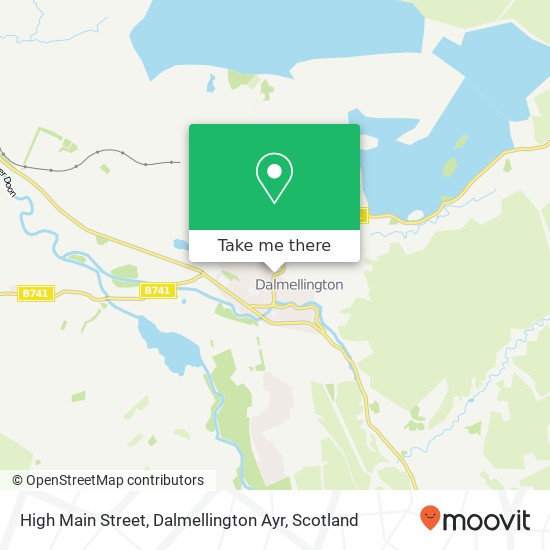 High Main Street, Dalmellington Ayr map