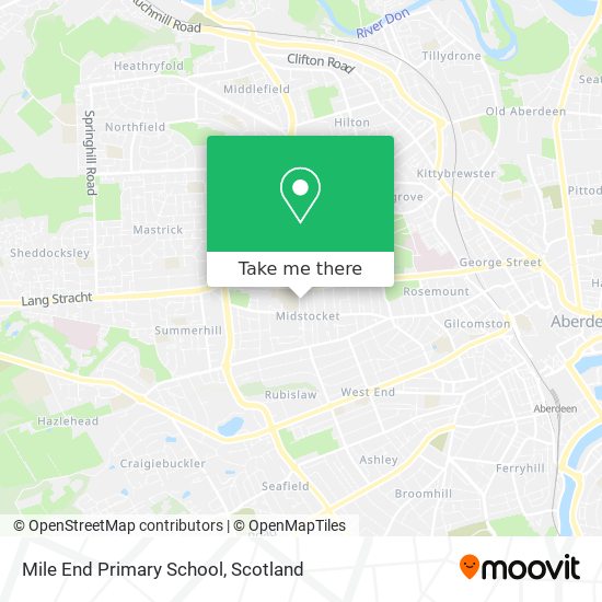 Mile End Primary School map